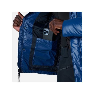 5. Rossignol Shiny Hoodie Parka Jkt Navy Blue