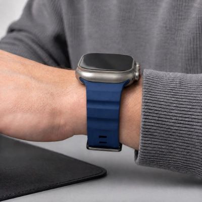 6. Tech-Protect Motion Strap for Apple Watch 44 / 45 / 46 / 49 mm - Blue