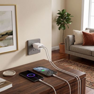 11. Wozinsky WLS-20W 20W USB-A USB-C Wall Charger with 1m USB-C - USB-C Cable - White