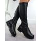 7. Women’s black platform boots Potocki 25-12729