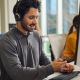 27. HP Poly Mission 615 Monaural USB Wired Headset