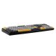 14. gasket F108 Gray+Orange+Deep Gray Volcano switch RGB AULA keyboard