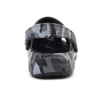 5. CROCS CLASSIC CAMOUFLAGE CLOG K BLACK/SLATE GRAY 211879-0DD