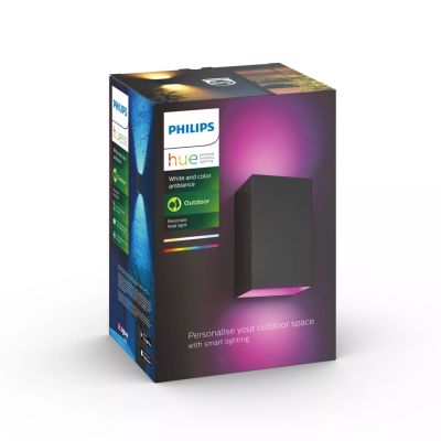 5. Philips Hue Sieninis lauko šviestuvas Resonate (Baltas ir spalvotas)