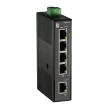 FE LevelOne 5-Port + DIN 100Mbps Industrial Switch