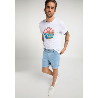 9. Mustang Logo Alex T-shirt M 1009534 2045