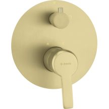 Concealed shower tap with shower diverter