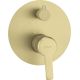 Concealed shower tap with shower diverter