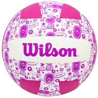 WILSON STAMP VB VOLLEYBALL PURPLE WHITE
