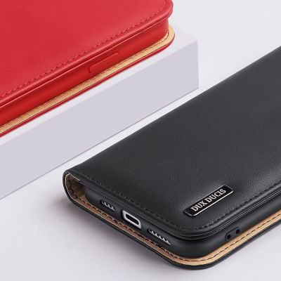 24. Dux Ducis Hivo Leather Flip Cover Genuine Leather Wallet for Cards and Documents iPhone 14 Pro Max Brown