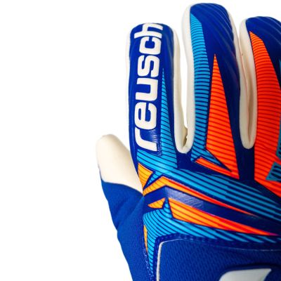 7. Reusch Attrakt Gold X NC Goalkeeper Gloves Blue 5670955 4126