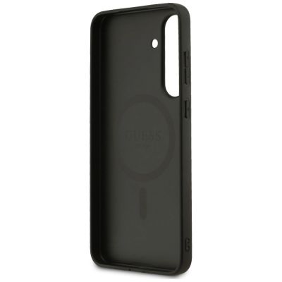 8. Guess 4G Ring Classic Logo MagSafe case for Samsung Galaxy S25 FE - black
