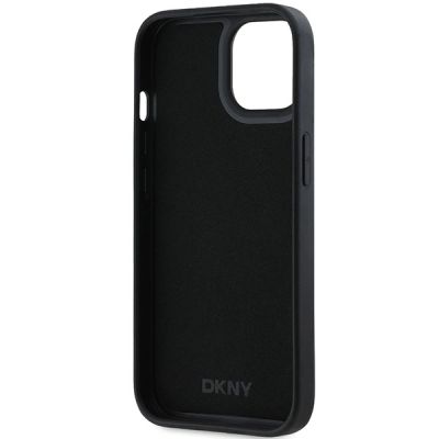 7. DKNY 3D Rubber Repeat Pattern case for iPhone 15/14/13 - black