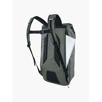 5. EVOC Duffle Backpack 16 dark olive - black
