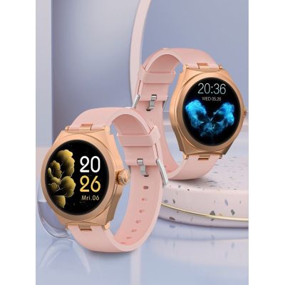 5. Smartwatch Gravity Rose Gold Pink GT25-2