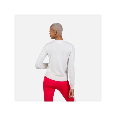 2. Rossignol W Esther Round Neck Sweater White