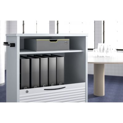 3. Durable VARICOLOR document storage box Plastic Gray
