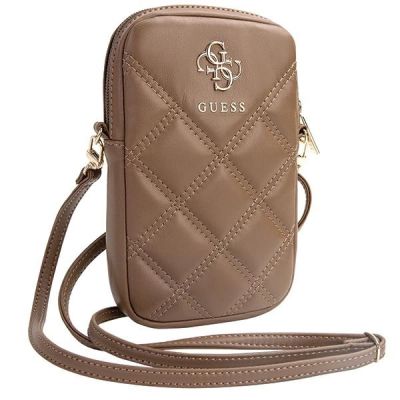 3. Guess Zip Quilted 4G bag - brown