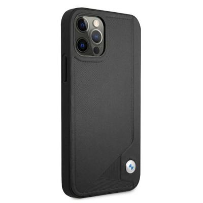 4. BMW Leather Deboss Case for iPhone 12 / iPhone 12 Pro - Black
