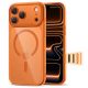 Tech-Protect Magpeak Magsafe CC Case for iPhone 17 Pro - Transparent Orange