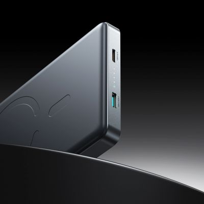 12. Joyroom JR-PBM08 Pro Powerbank 22.5W 10000mAh with Wireless Charging 2x USB-C - Gray