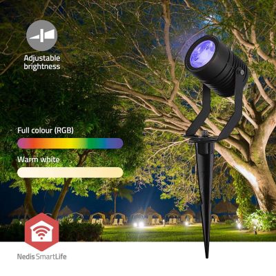 3. Nedis ZBLOS10RGBW3 Smartlife RGB Zigbee 3.0 3W 3-pack outdoor lamp