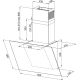2. MAAN Rodo 60 wall-mounted cooker hood, black