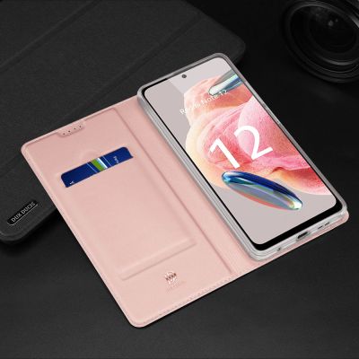 16. Dux Ducis Skin Pro Case for Xiaomi Redmi Note 12 Flip Card Wallet Stand Blue