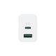 3. Oppo OSAB4CB4AE 45W USB-A + USB-C Wall Charger - White