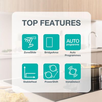 12. Induction hob GORENJE GI8432BSCWF 80 cm