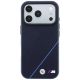 3. BMW M Tire Track Blue Line MagSafe Case for iPhone 17 Pro Max / 18 Pro Max - Navy Blue