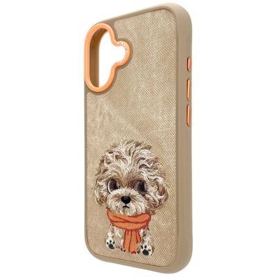 6. Nimmy Big Eyed Pet 2.0 Dog case for iPhone 17 - beige