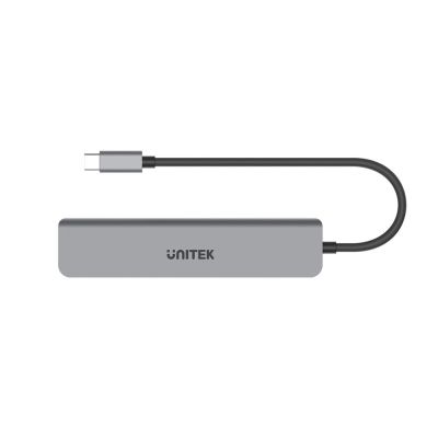25. UNITEK HUB USB-C 7IN1, HDMI 4K, PD 100W, 5GBPS, ALU