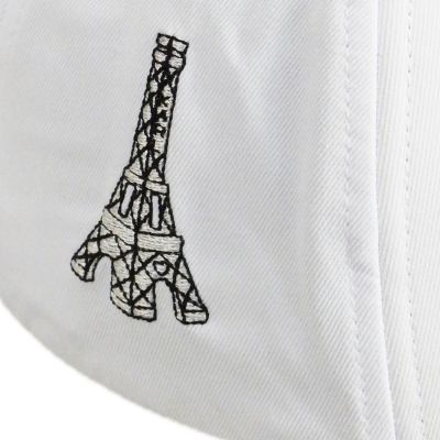 7. Karl Lagerfeld Paris Strapback White Cap - L5WH7947-wht