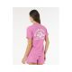 2. RIP CURL Surf Puff Party Pack Relaxed Pink Women's T-Shirt