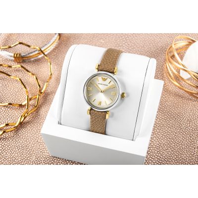 5. EMPORIO ARMANI Gianni T-Bar AR11770 Women's Watch + BOX