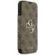 4. Guess Book 4G Metal Logo Case for iPhone 18 Pro Max / 17 Pro Max - Brown