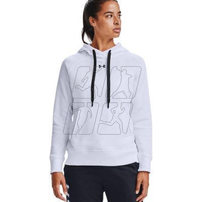 3. Under Armor Rival Fleece HB Hoodie W 1356317 100