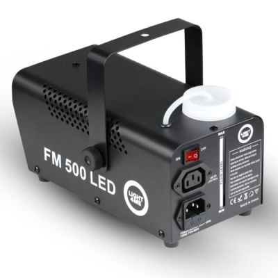 2. LIGHT4ME FM 500 LED V2 - Smoke/fog machine, wireless remote control, 500W power, 3x1W RGB light effect