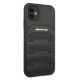 4. AMG AMHCN61GSEBK iPhone 11 6.1 "black / black hardcase Leather Debossed Lines