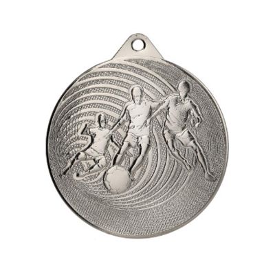 10. METAL MEDAL FOOTBALL FI 70 MMC3070 - SILVER