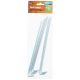 4. TENT PEGS 23 CM SET OF 6 METAL CAMP ACTIVE