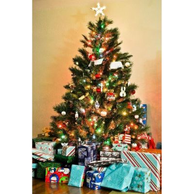 15. CHRISTMAS TREE LIGHTS STRING LIGHT 120 LED TIMER MULTICOLOR