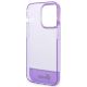 7. Guess Translucent Case for iPhone 14 Pro Max - Purple