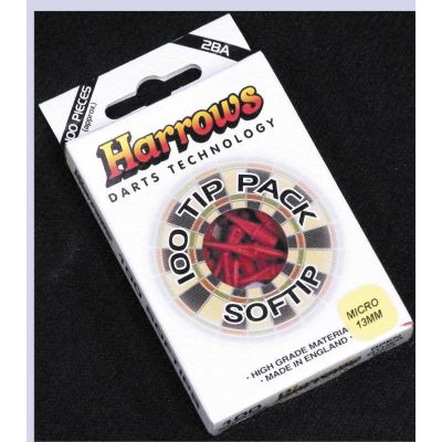 2. Softip Harrows Spare Micro Dart Tips 100 pcs