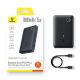 15. Baseus EnerFill FP11 Power Bank 10000mAh 15W (with black Simple USB-C - USB-C 20V/3A 30cm cable) - black