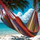 5. GARDEN HAMMOCK FOR 1 PERSON 200x80CM WITH COVER 1064000