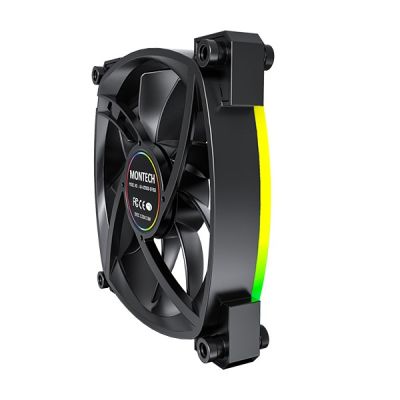 7. Montech AX120 PWM ARGB fan, 3 pcs., - 120mm
