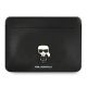 Karl Lagerfeld Sleeve Saffiano Ikonik Karl 16" Laptop Bag - Black