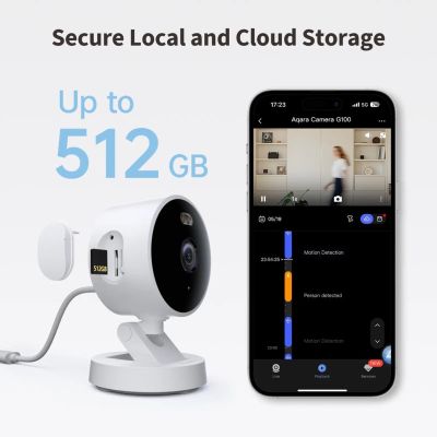 4. Aqara G100 Cube IP Security Camera Indoor & Outdoor 2304 x 1296 px Ceiling / Wall